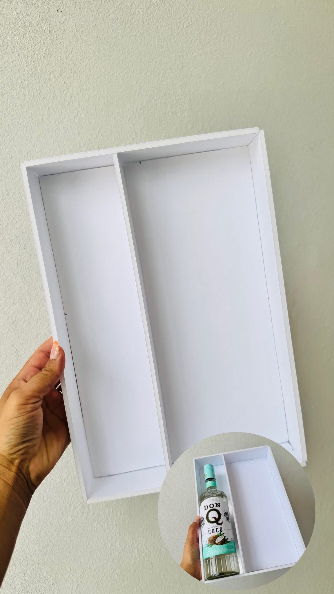 Caja divisón botella