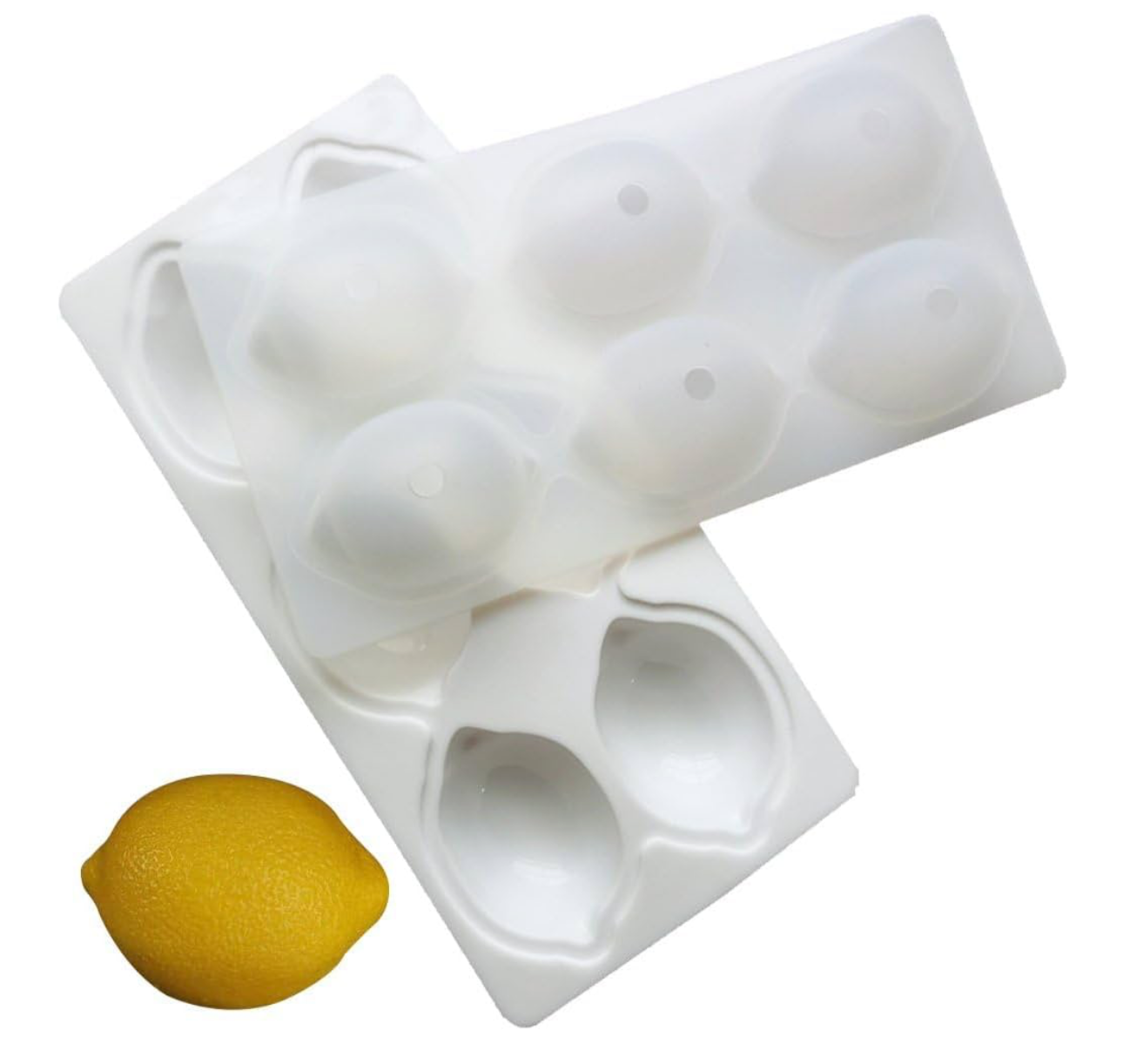 Molde silicón limón (2 partes)