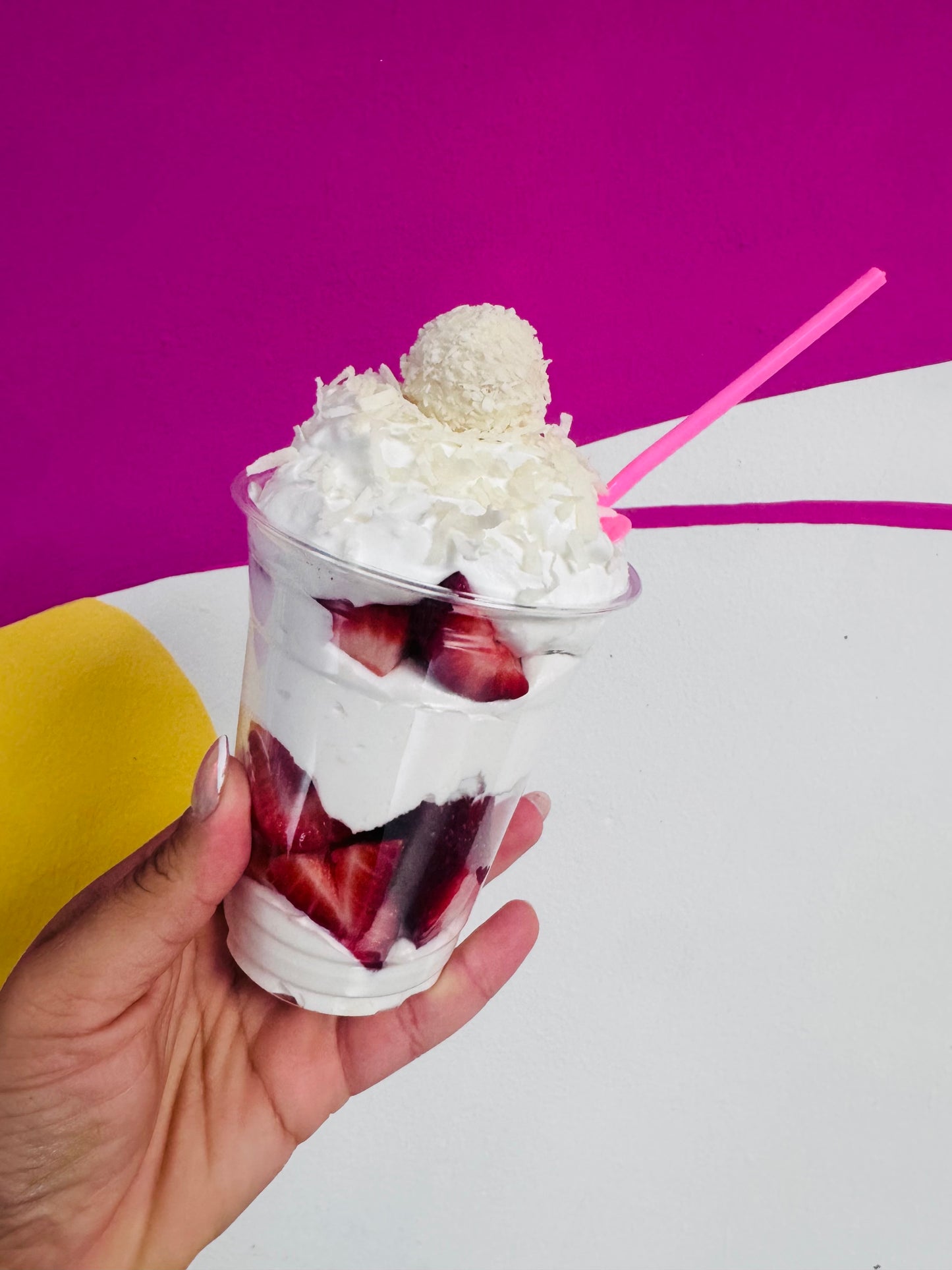 Clase online//Recetario Crema Rafaello para fresas