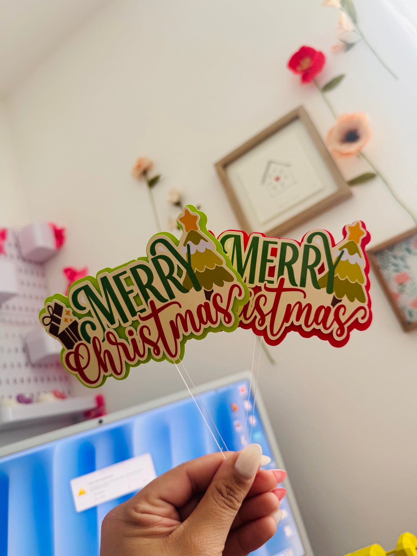 Caketopper Merry Christmas