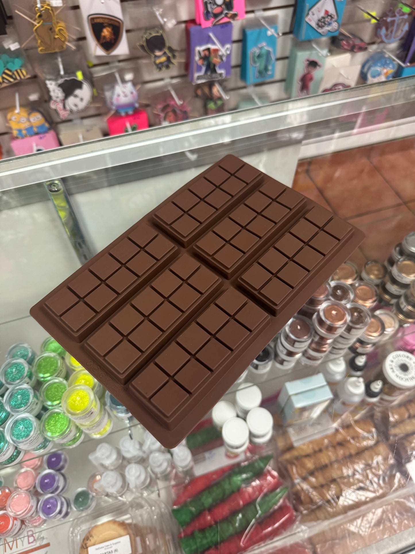 Molde chocolate dubai 4”x2” 6 chocolates