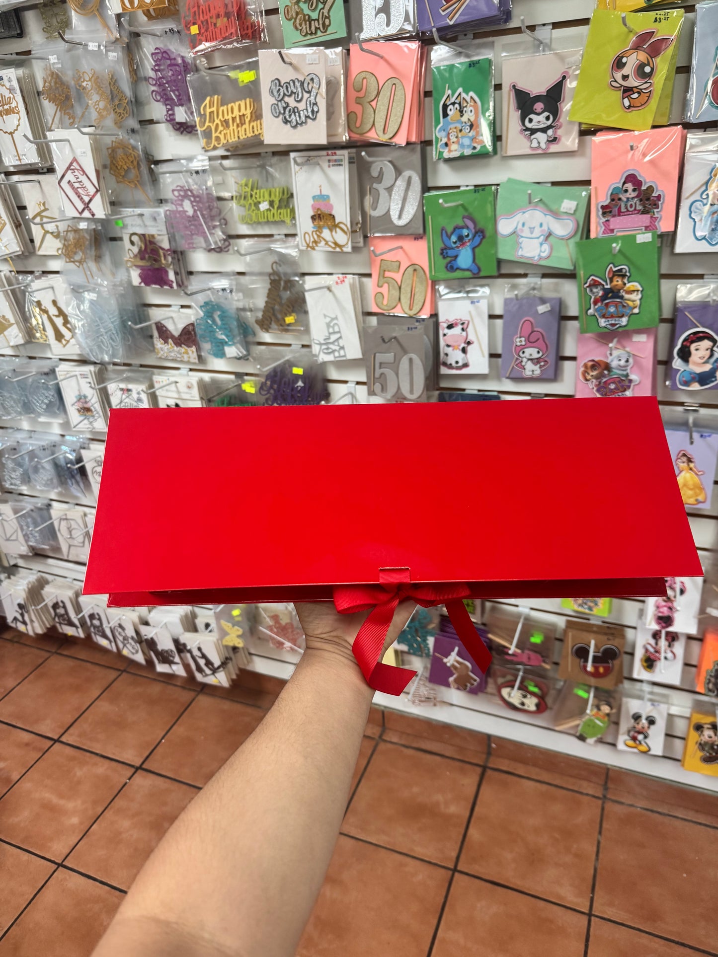 Caja MOM 17x3”x6”x3 (roja)