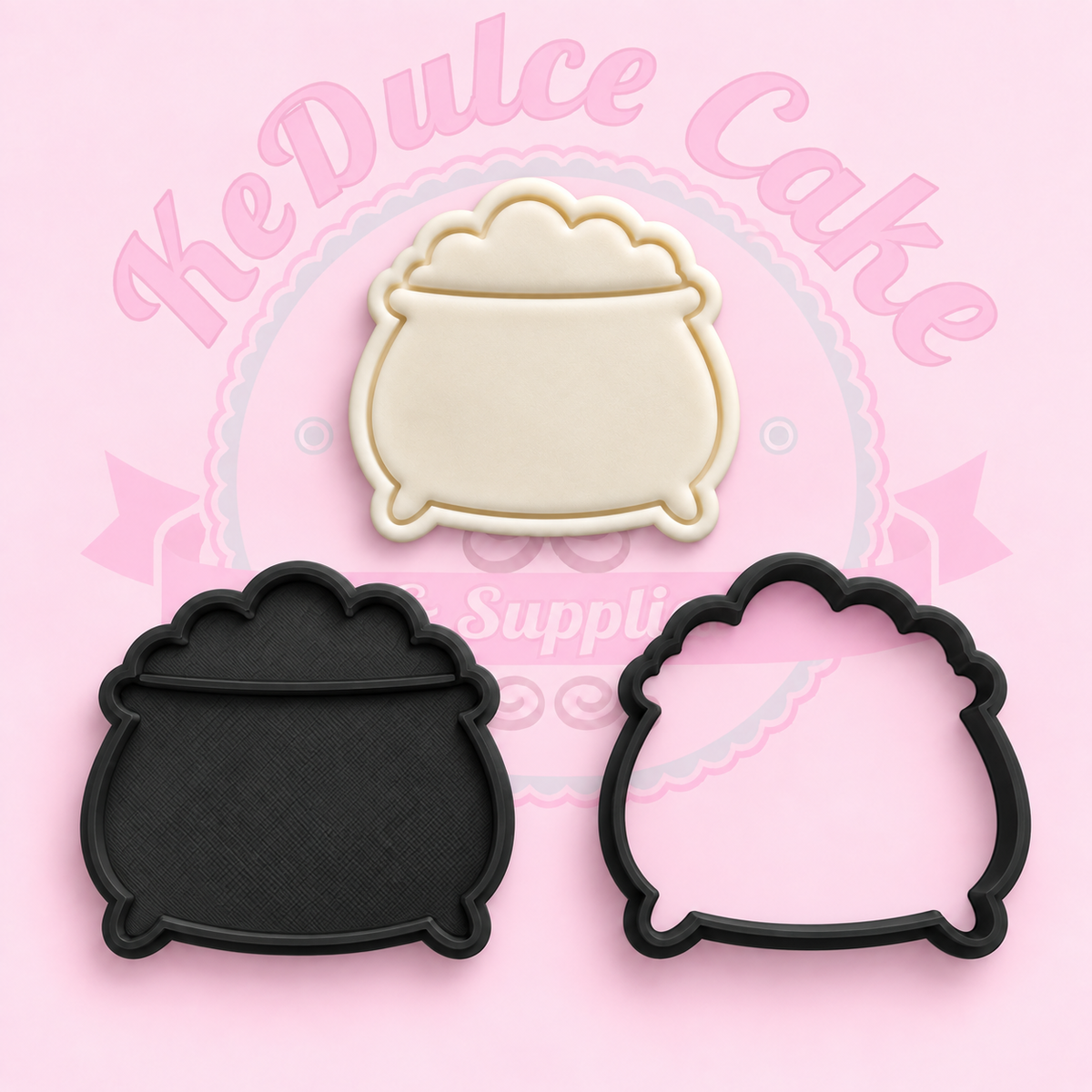 Stamp + Cortador Halloween Caldero Burbujeante KeDulce