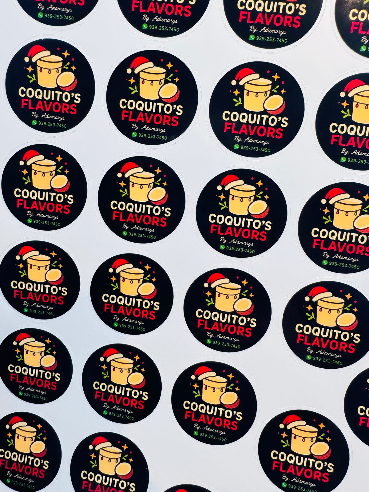 Business Stickers A Prueba de Agua (100)