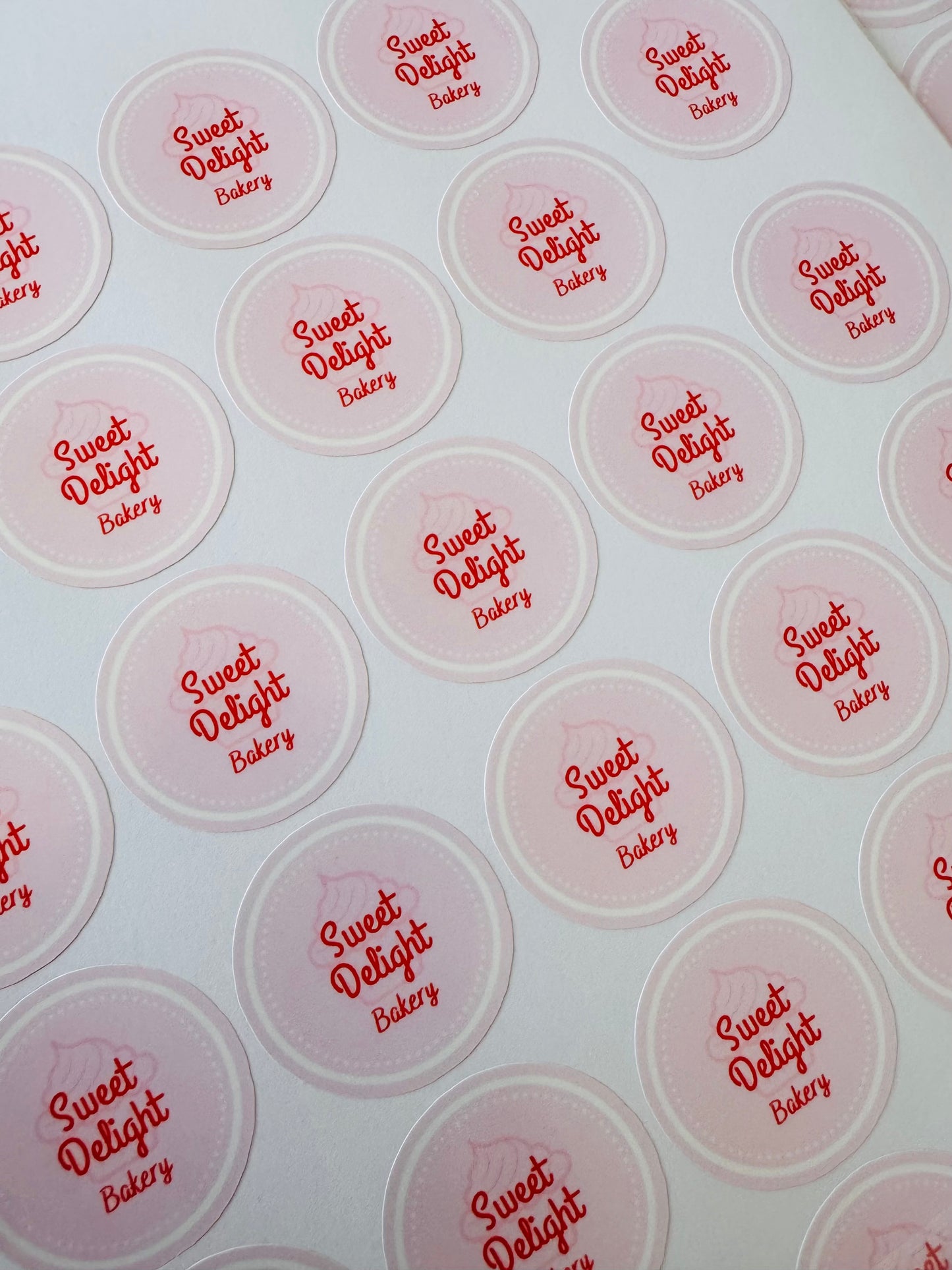 Business stickers waterproof 1.5” (100)