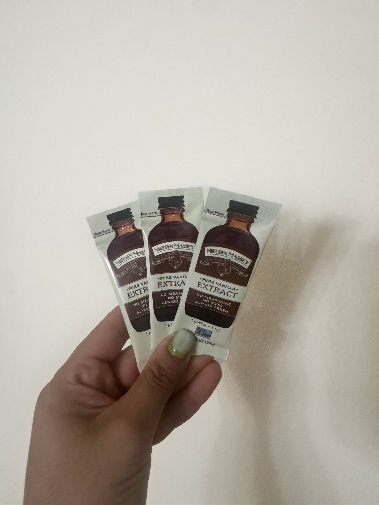 Vainilla pura (extracto y/o pasta) en sobre (1 sobrecito)