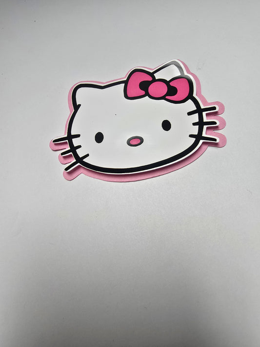 Hello Kitty Face Caketopper