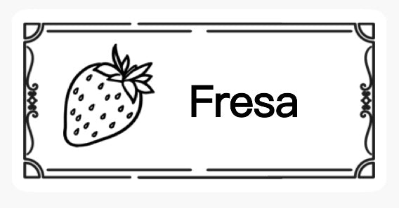 Labels/etiquetas para productos (24pc)