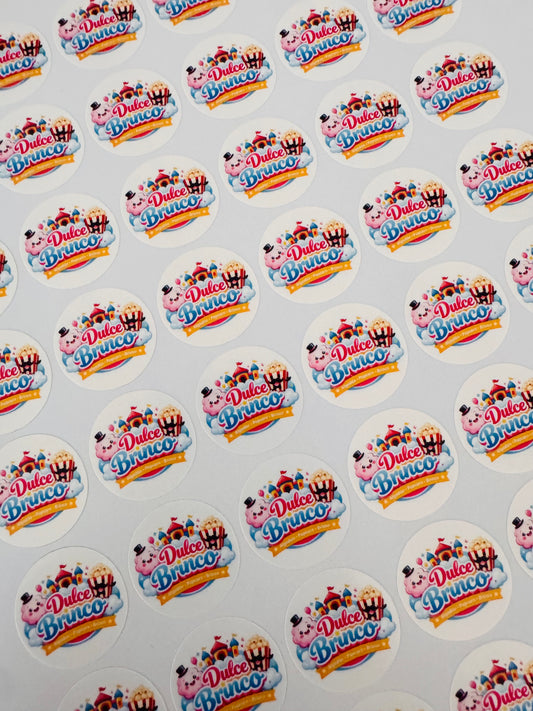 Business stickers waterproof 1.0” (100)