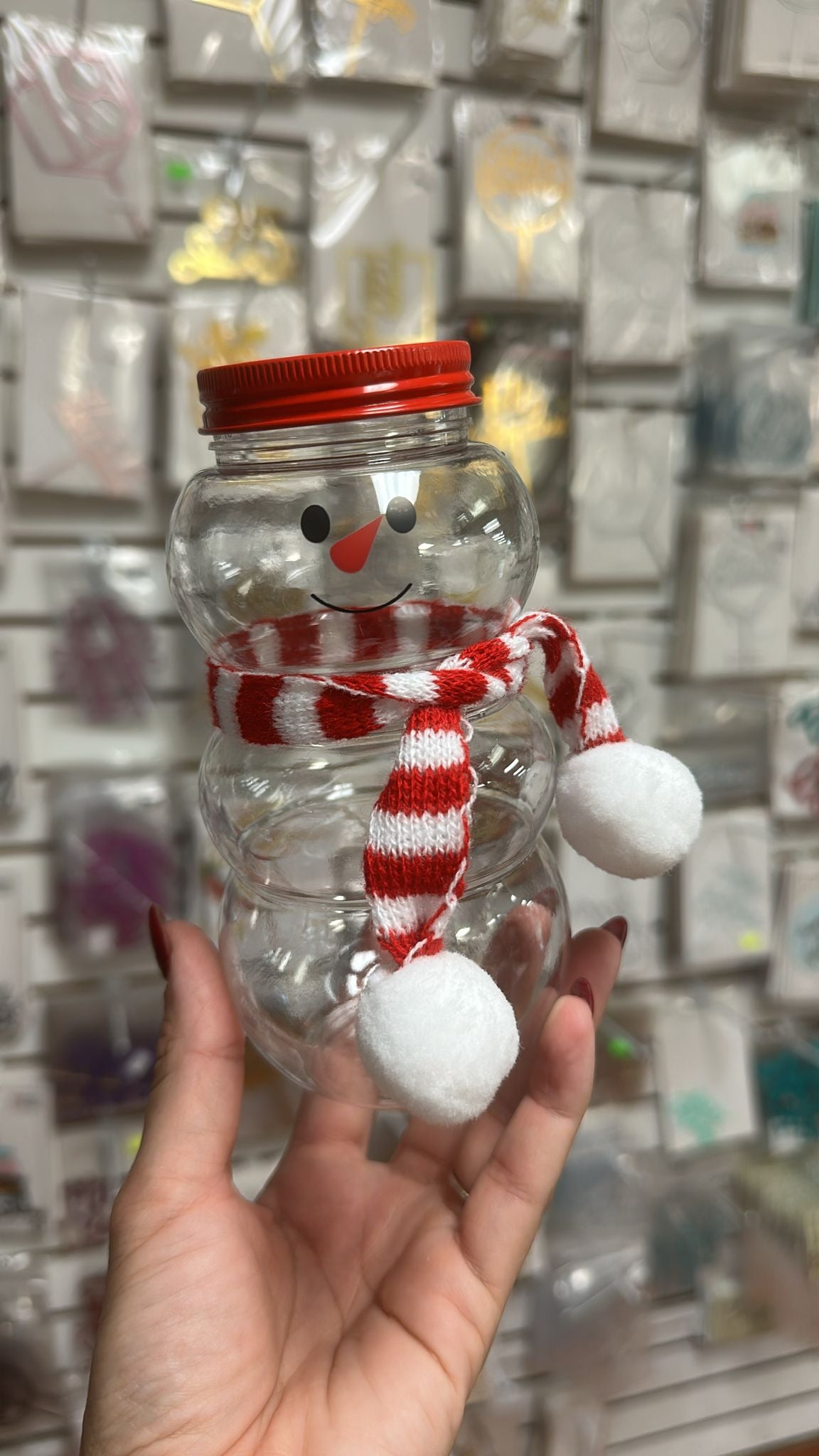 Botella snowman 16.9 oz