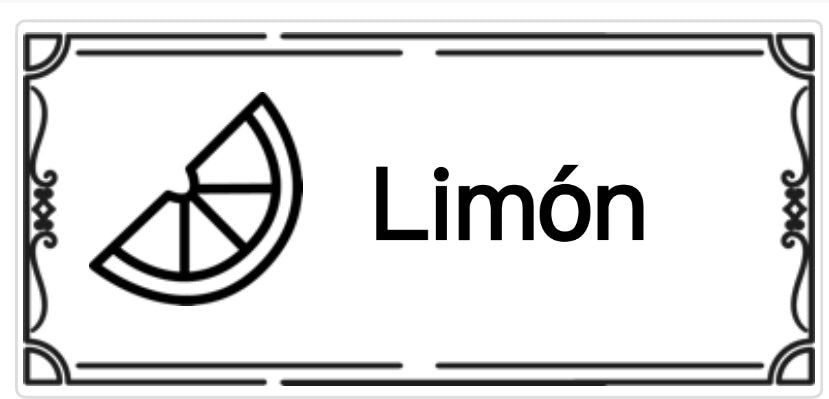 Labels/etiquetas para productos (24pc)