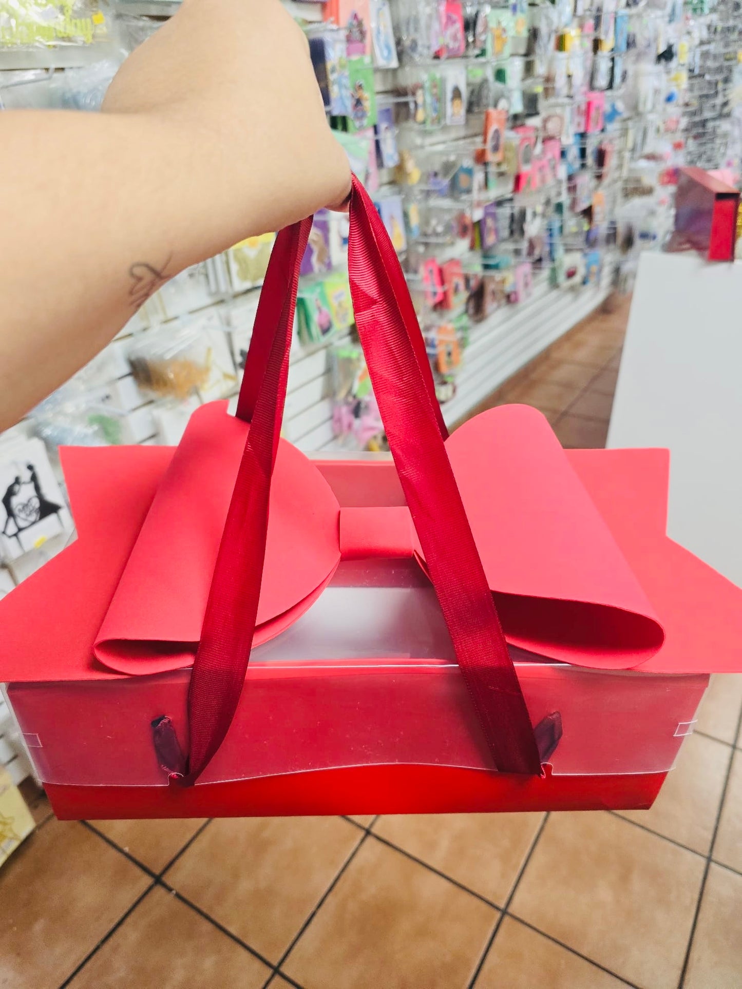 Caja lazo (roja)