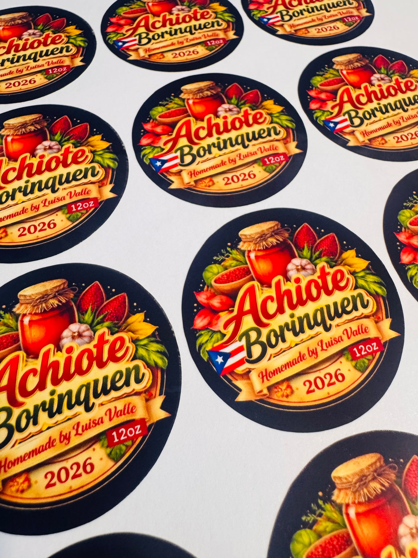 Business stickers waterproof 2” (100)