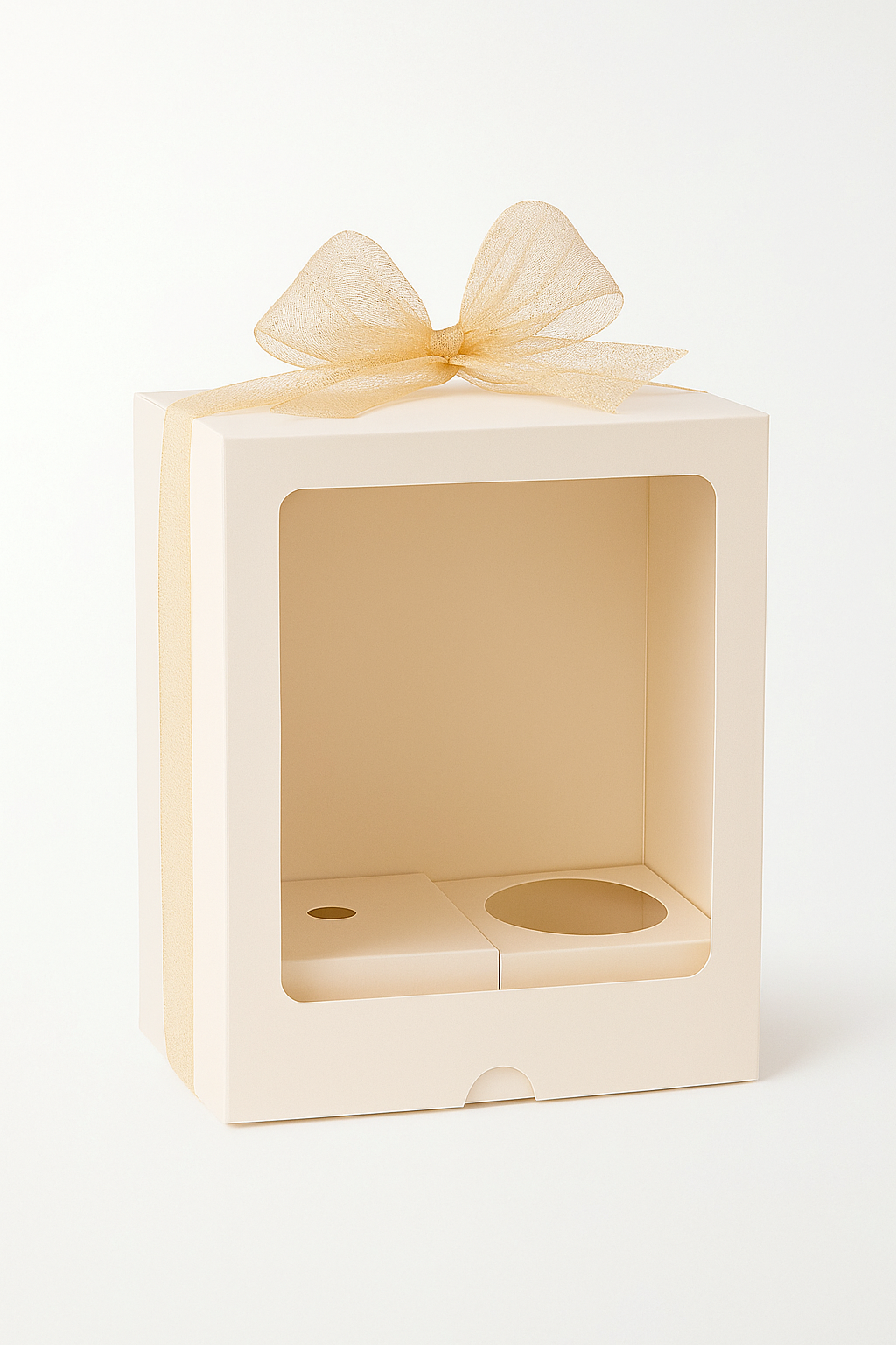 Caja copa + botella 10.5”x10.5x7.5”
