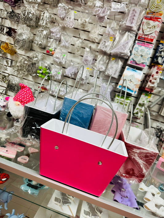 Cartera pvc para arreglos florales y fresas