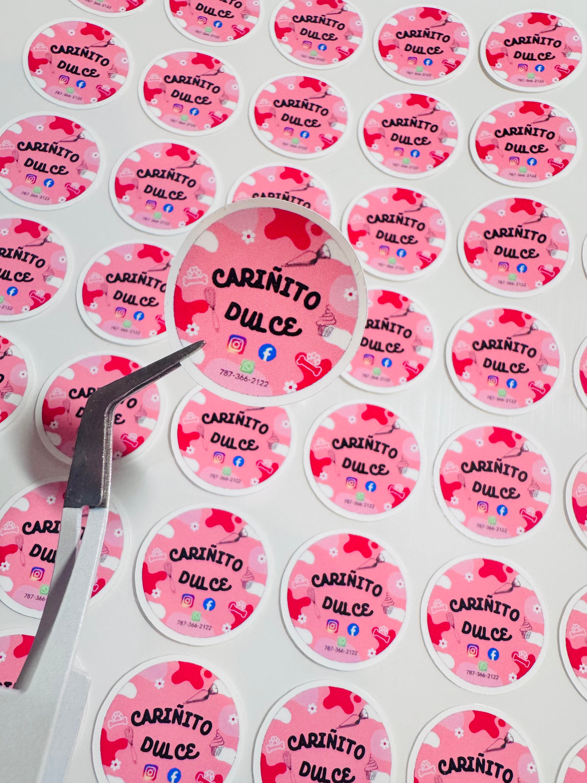Business Stickers A Prueba de Agua (100)