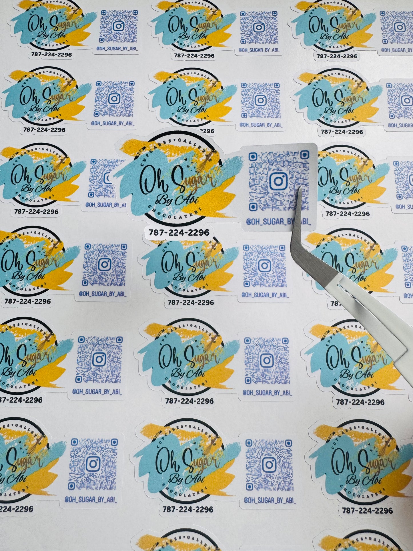 Business stickers waterproof 2” (100)