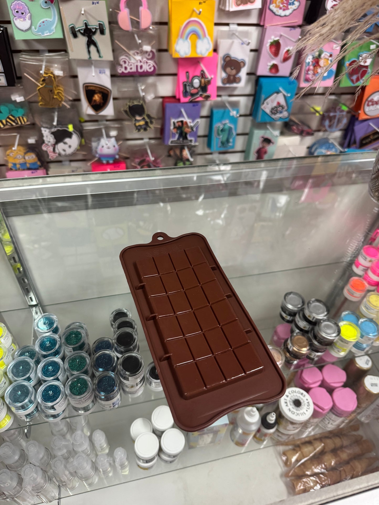 Molde de silicón para chocolate dubai mosaico 6”x2”