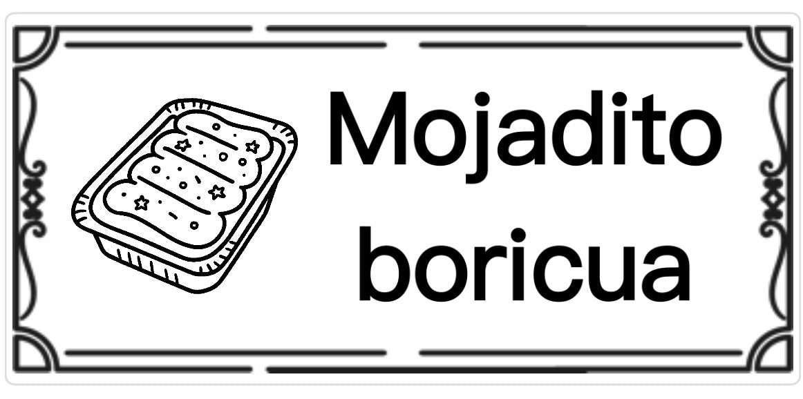 Labels/etiquetas para productos (24pc)