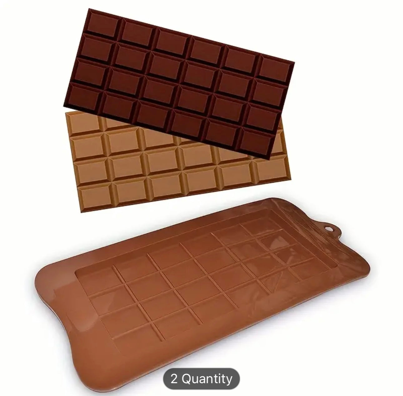 Molde de silicón para chocolate dubai mosaico 6”x2”