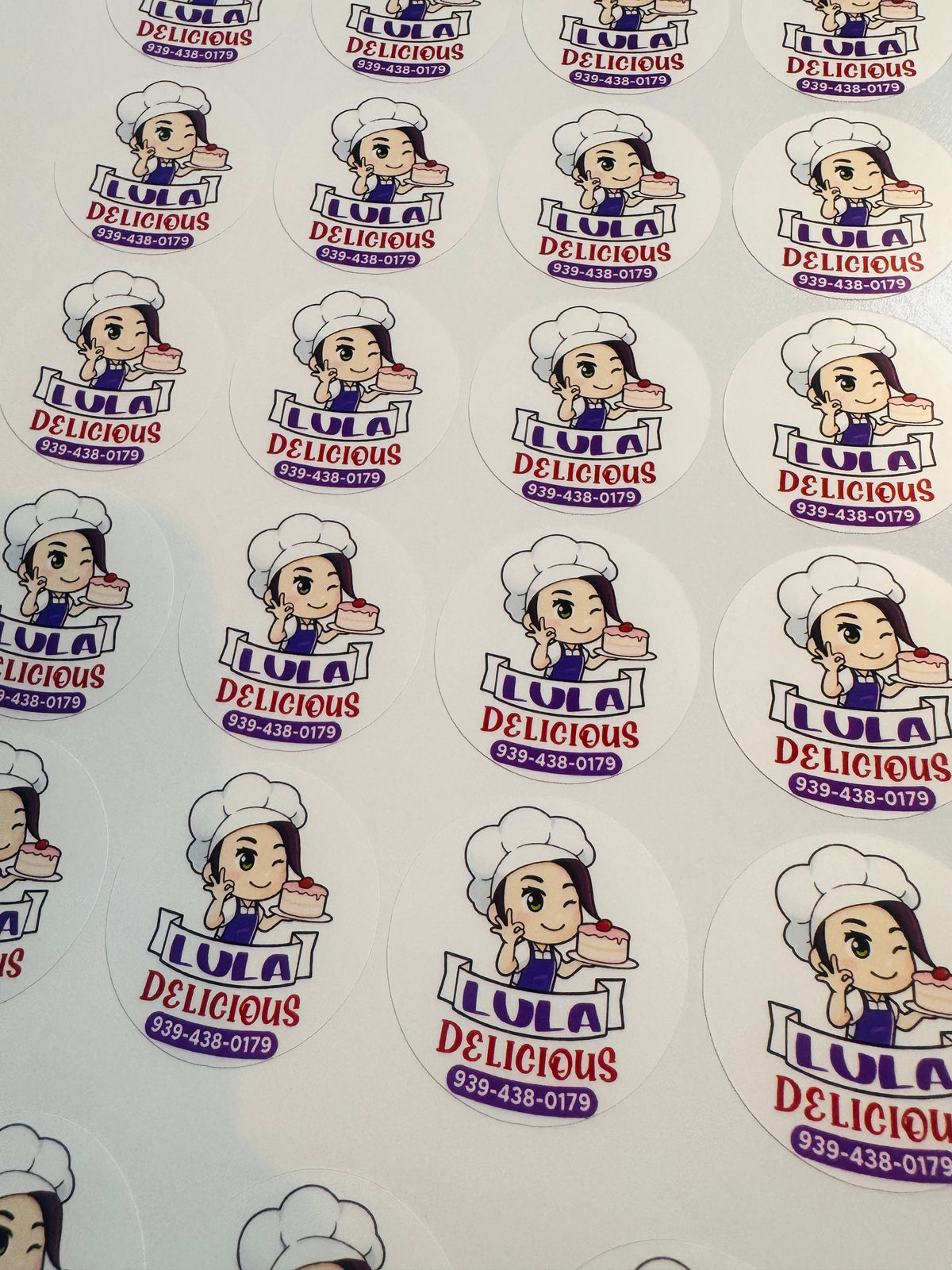 Business Stickers A Prueba de Agua (100)