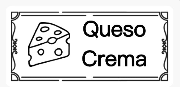 Labels/etiquetas para productos (24pc)