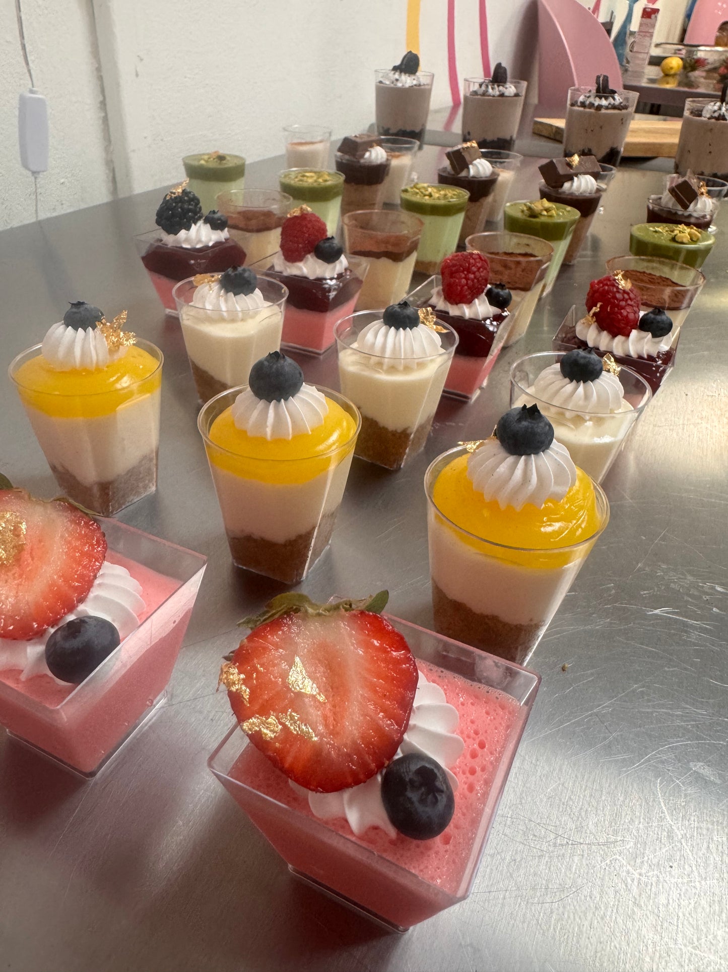 Seminario online: postres de vasos para mesa