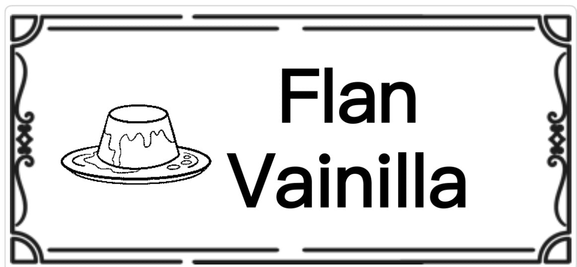 Labels/etiquetas para productos (24pc)