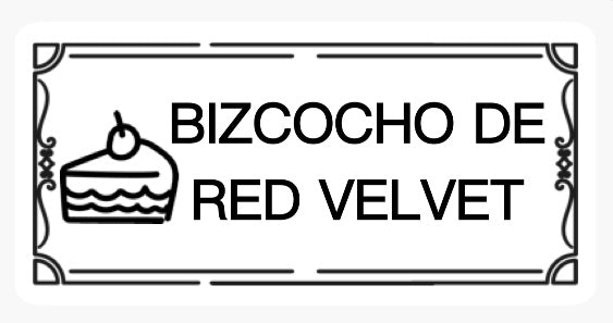 Labels/etiquetas para productos (24pc)
