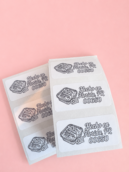 Labels/etiquetas/stickers para productos personalizado (Hecho en: xxxxx) (12)