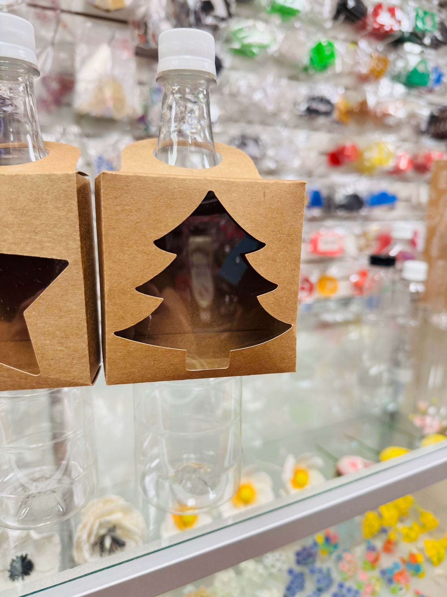 Caja para botella coquito (navidad)