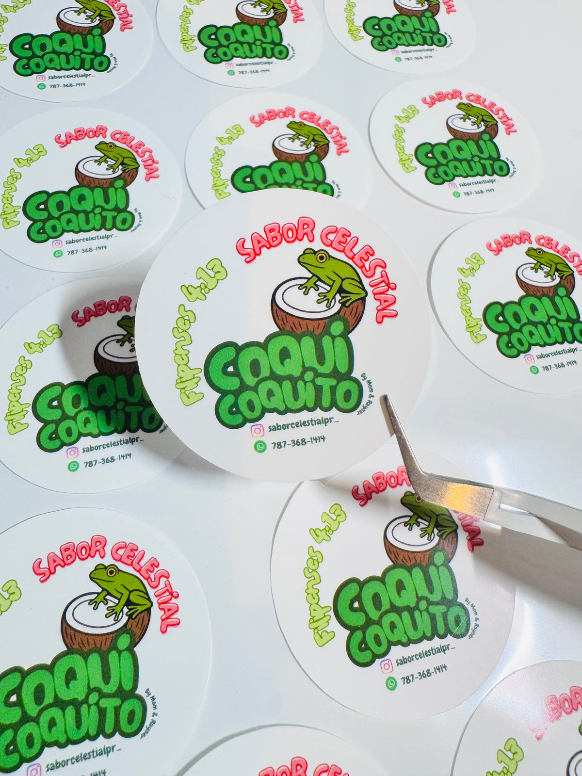 Business Stickers A Prueba de Agua (100)