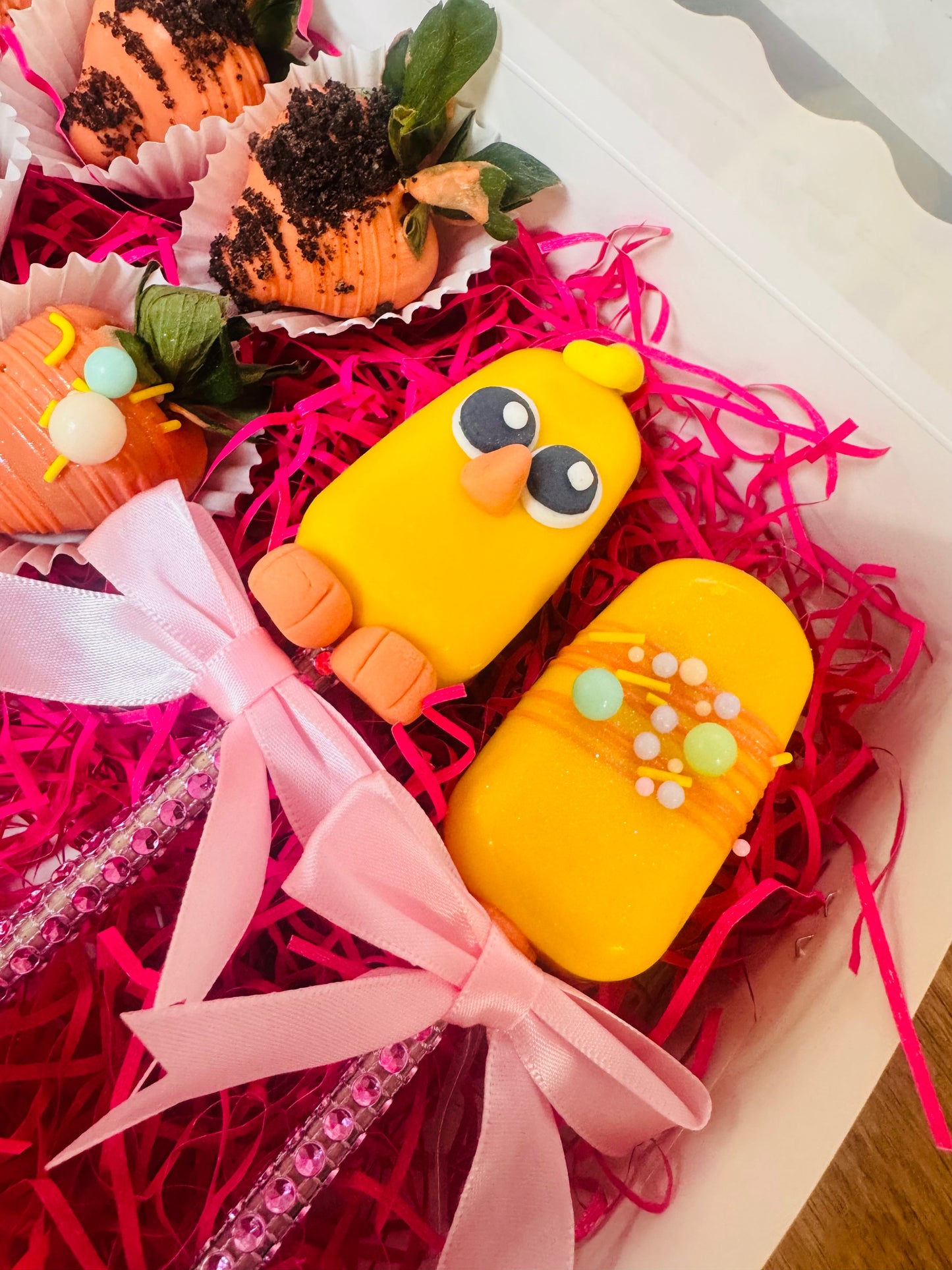 Clase online: candy bar easter (magnum y fresas)