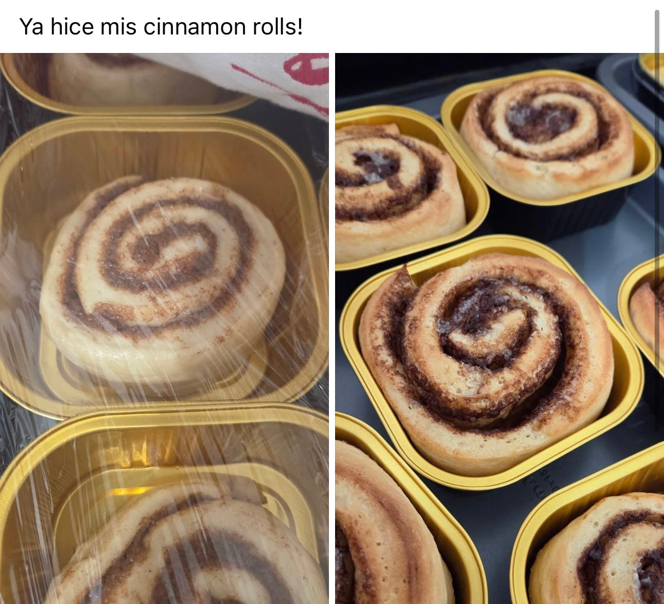 Clase online: Cinnamon rolls mini loaf