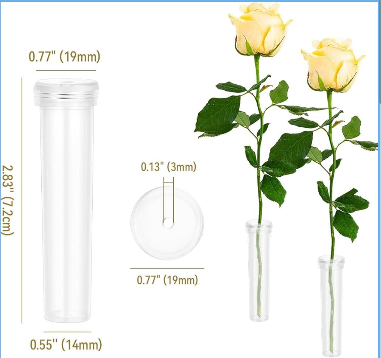 Tubos de Agua para flores