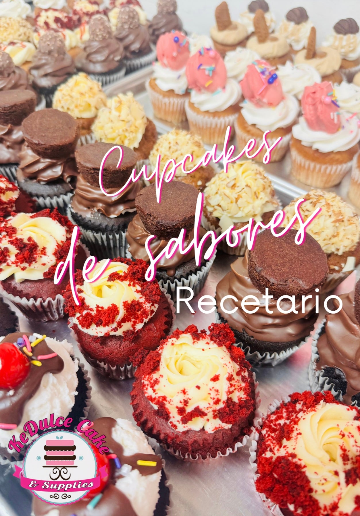 Recetario: Cupcakes de sabores (recetario digital pdf)