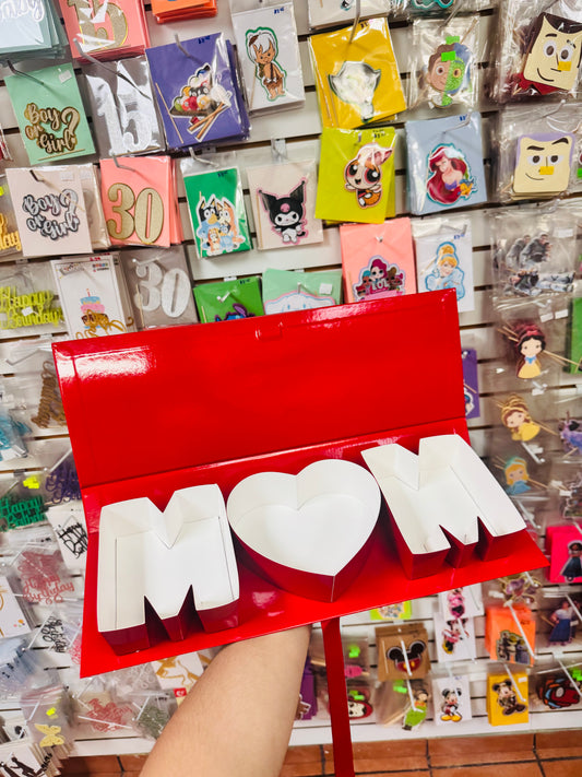 Caja MOM 17x3”x6”x3 (roja)