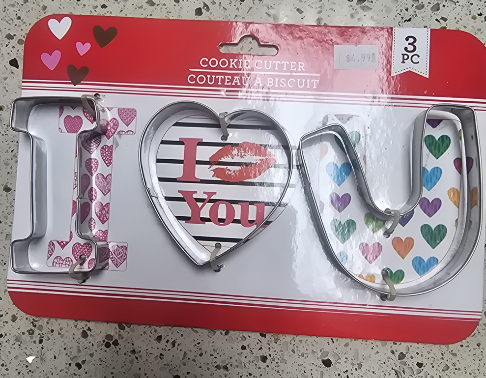I Love U Cookie Cutter