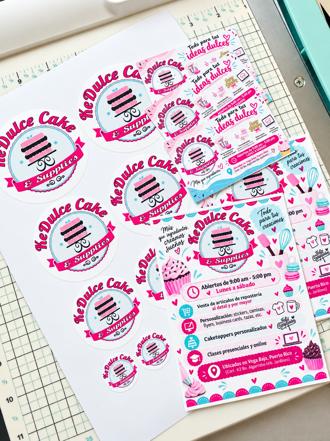 Taller online: business card, stickers y flyers