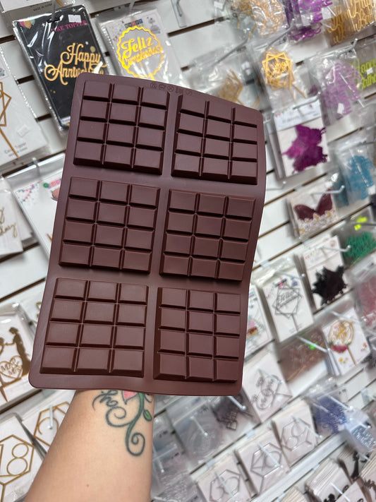 Molde chocolate dubai cuadrado chocolates