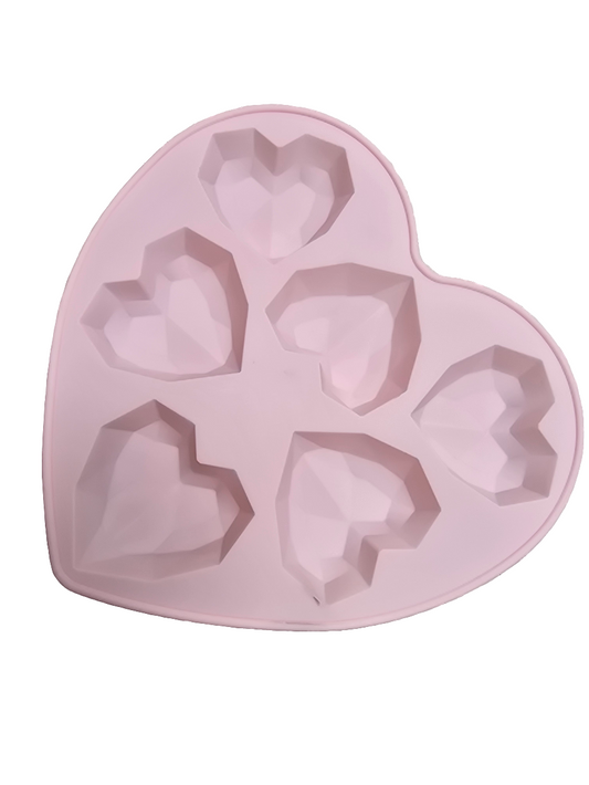 Hearts Silicone Mold