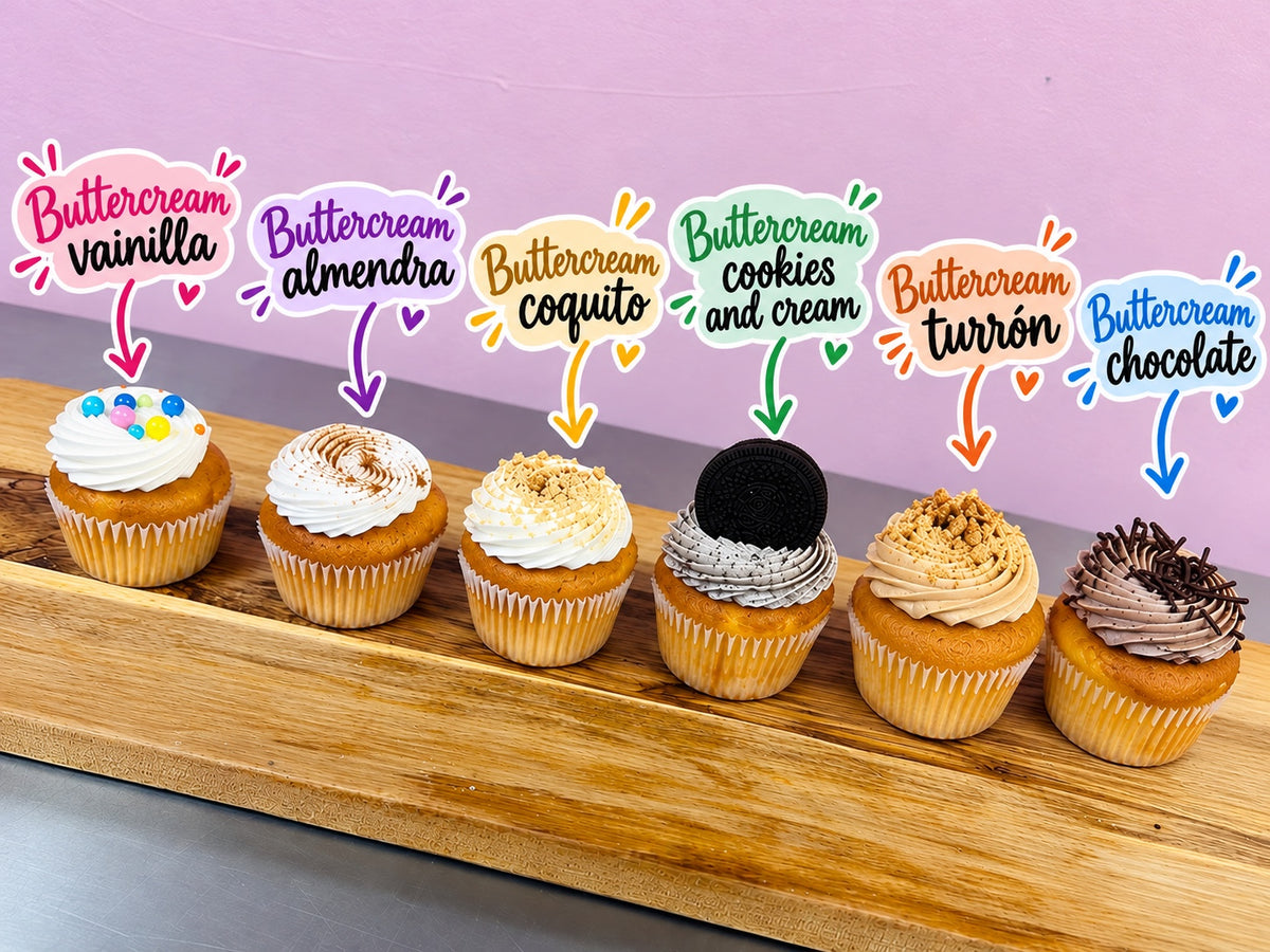 Clase online de buttercream de sabores