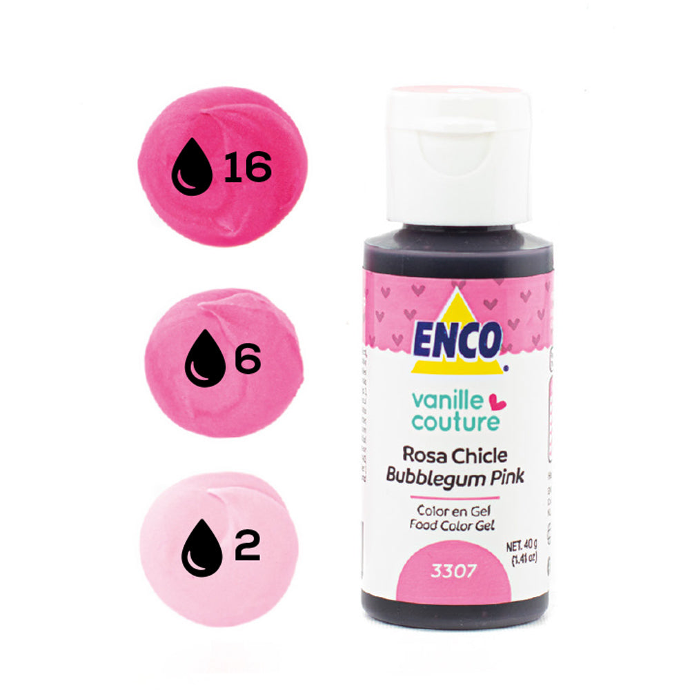ENCO Colorante en Gel 40g - Rosa Chicle