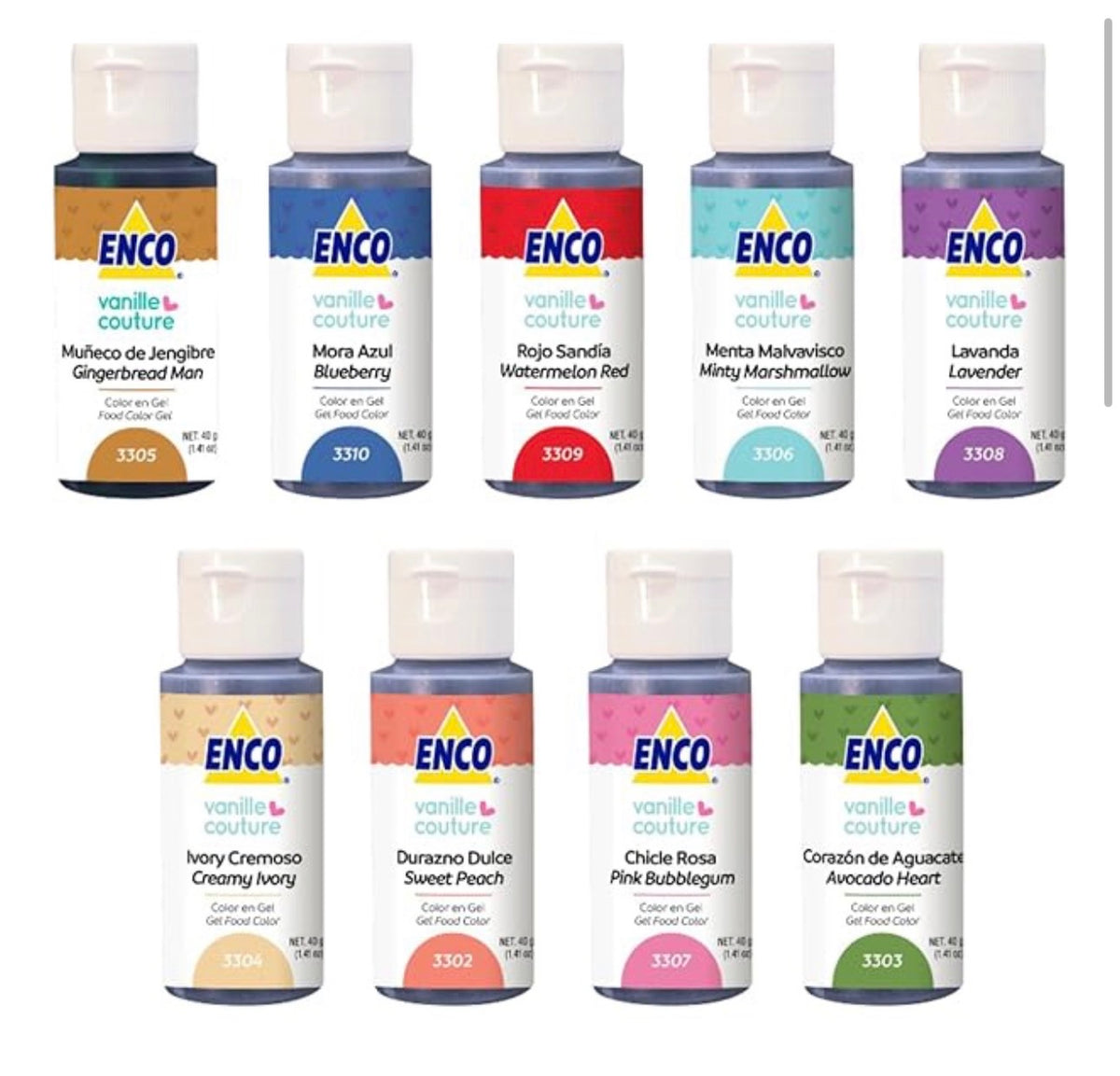 ENCO Colorantes en Gel 40g