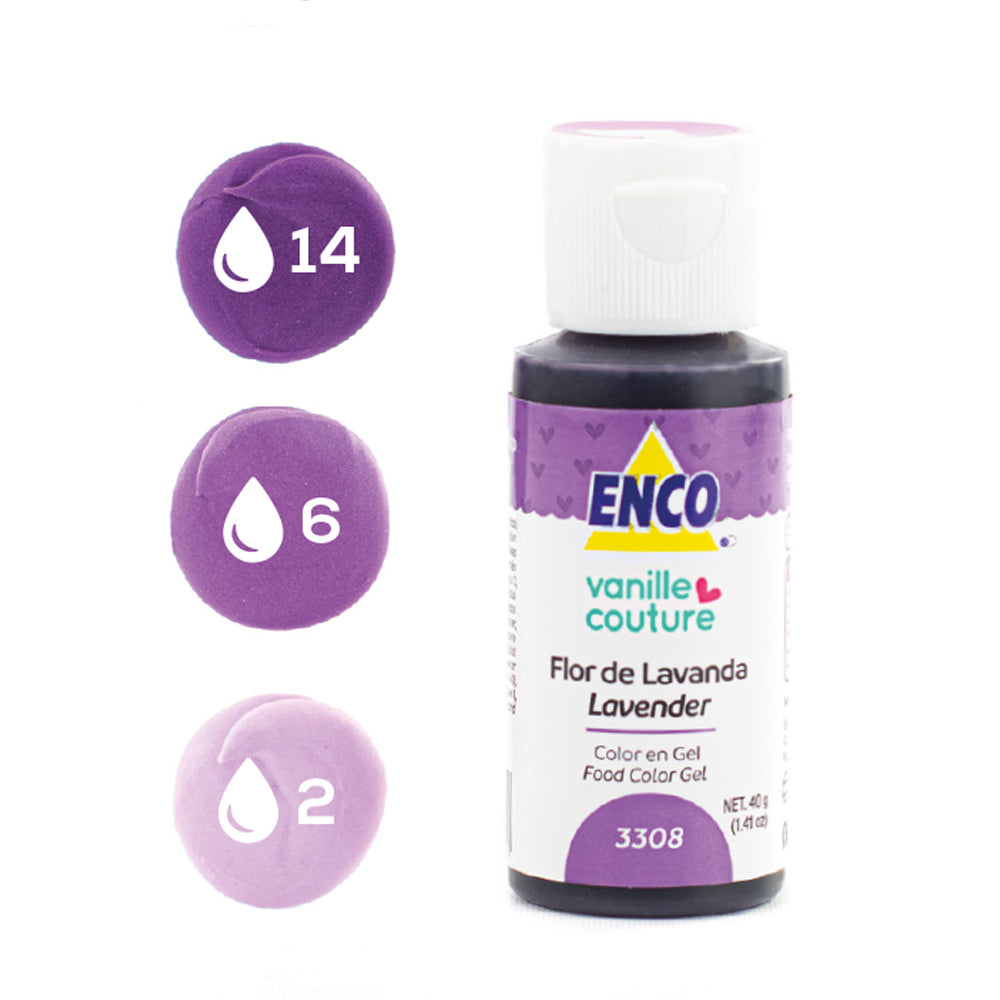 ENCO Colorante en Gel 40g - Lavanda