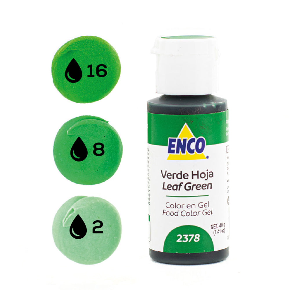 ENCO Colorante en Gel 40g - Verde Hoja
