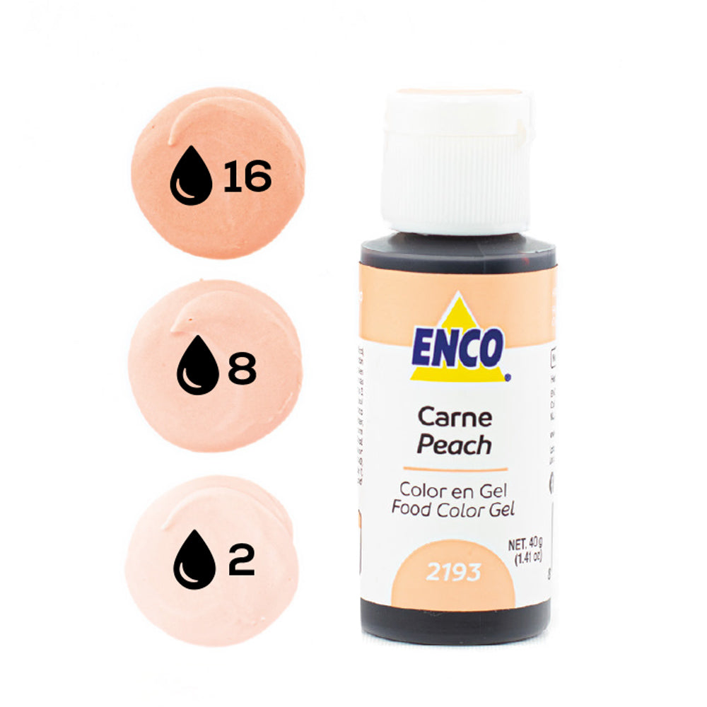ENCO Colorante en Gel 40g - Durazno Dulce