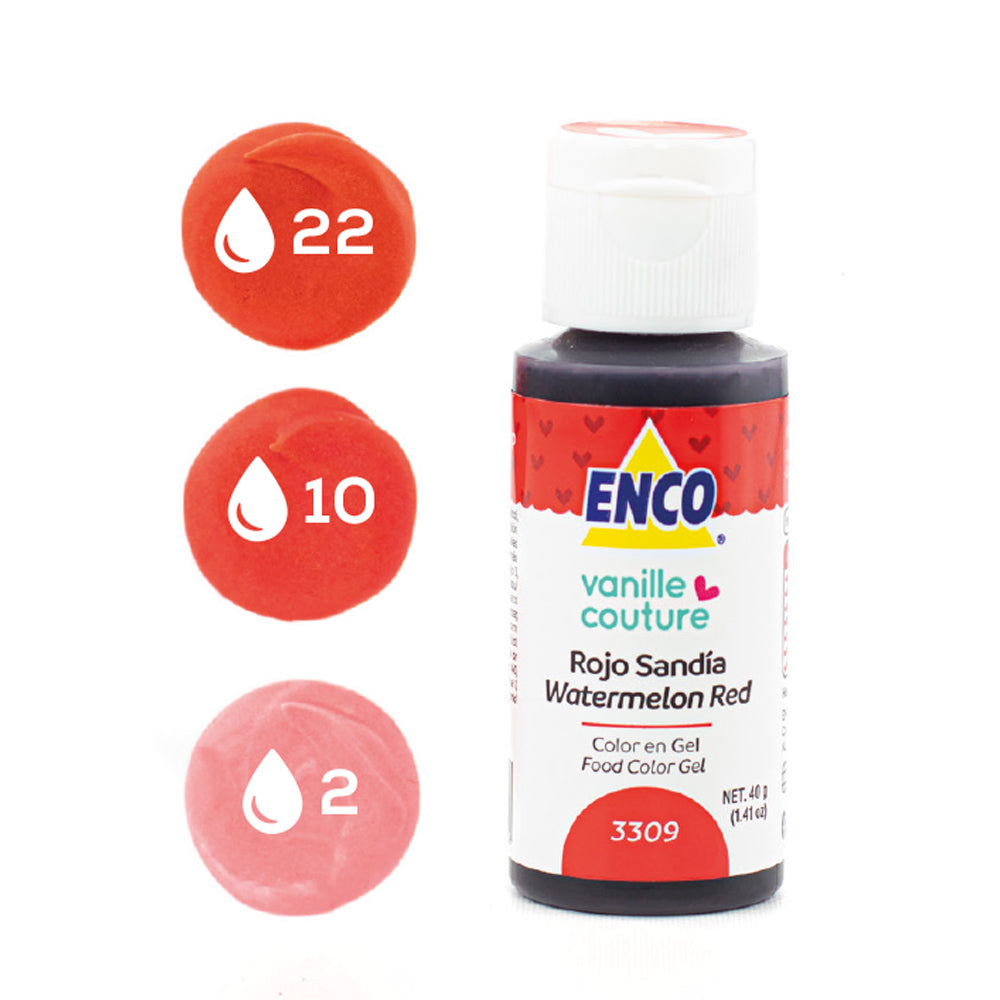 ENCO Colorante en Gel 40g - Rojo Sandía