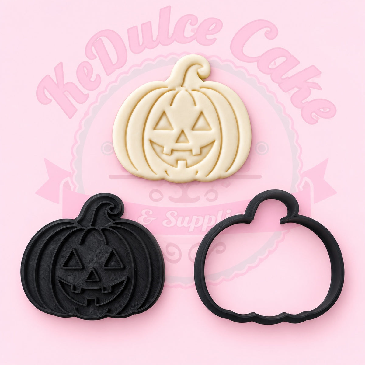 Stamp + Cortador Halloween Calabaza Sonriente KeDulce