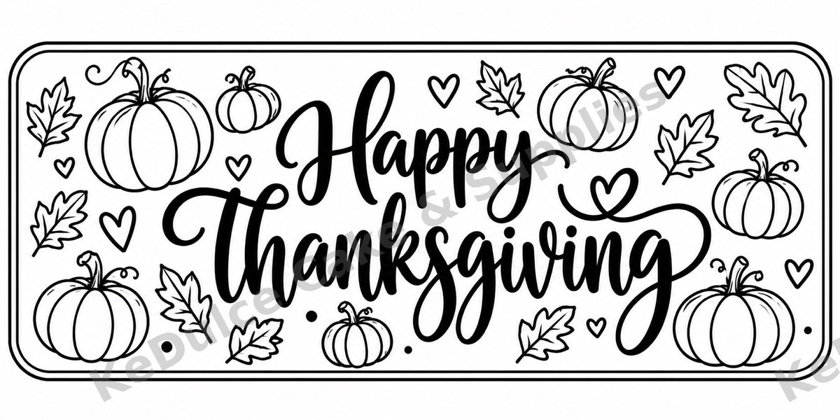 Sticker Happy Thanksgiving con watermark KeDulce Cake & Supplies